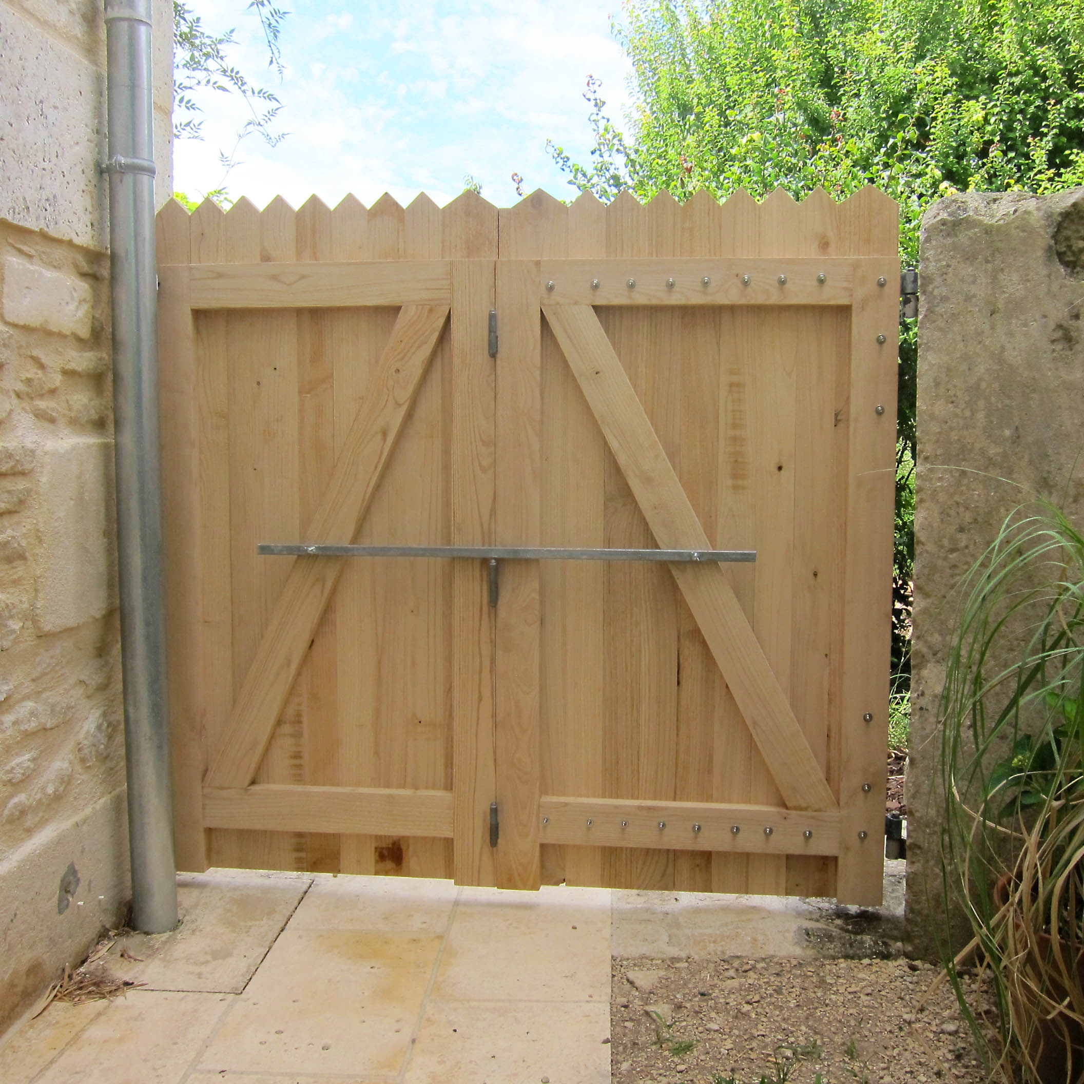 portail portillon chataignier